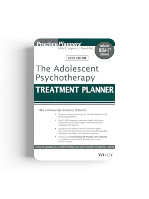 The Adolescent Psychotherapy Treatment Planner: Includes DSM-5 Updates 5th Edition